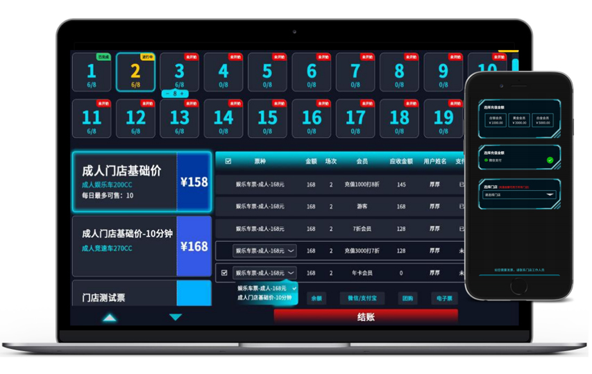 卡丁車計時器系統