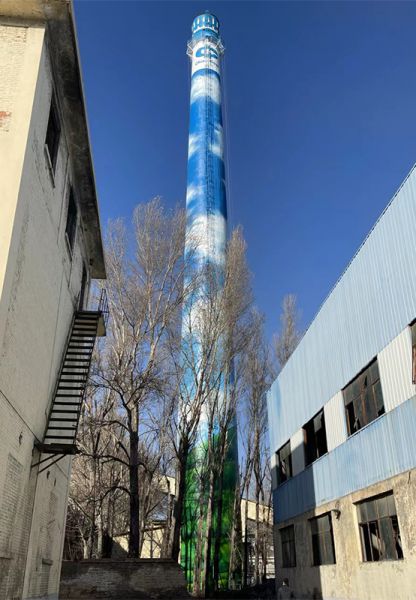 煙囪美化、煙囪彩繪