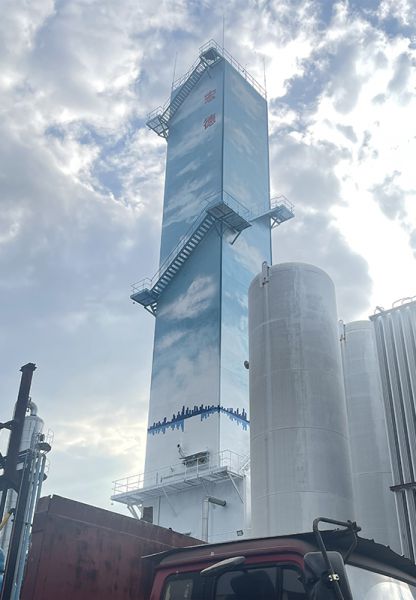 煙囪刷航標、煙囪刷涂料